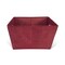 John Louis Home Fabric Bins, Tweed, Burgandy, 11 in W BIN-R-T04 - alternate 2